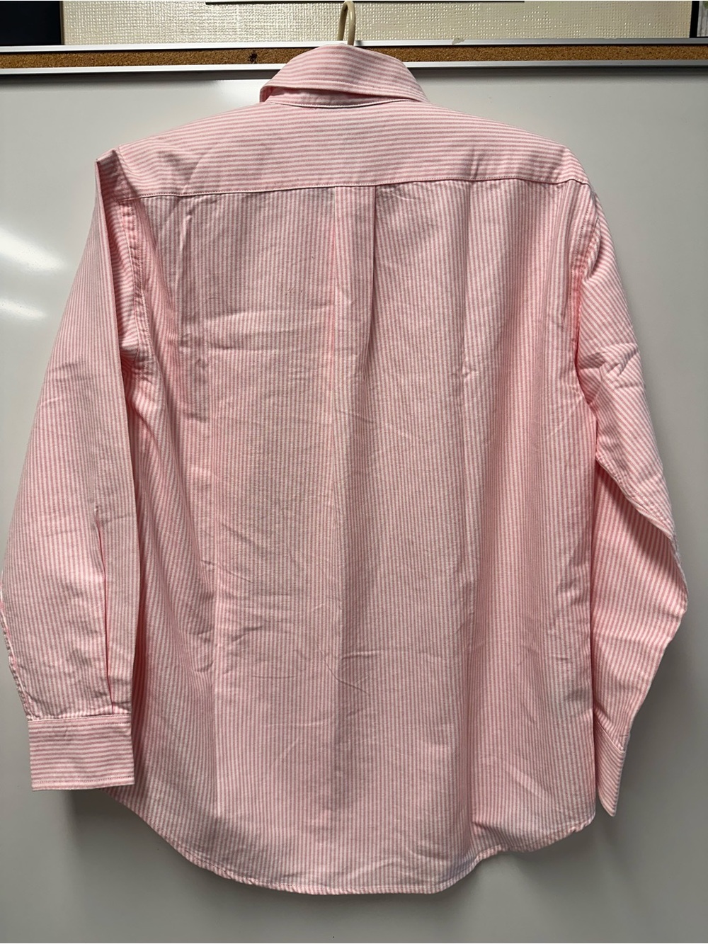 Ralph Lauren Women Pink & White Striped Button-Down Shirt - Picture 2 of 5